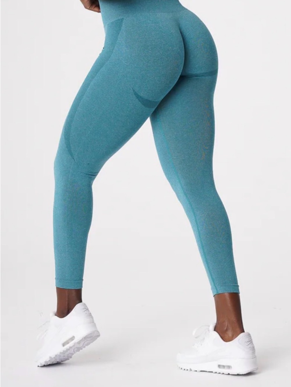 NVGTN High-Waist Seamless Contour Leggings in Teal